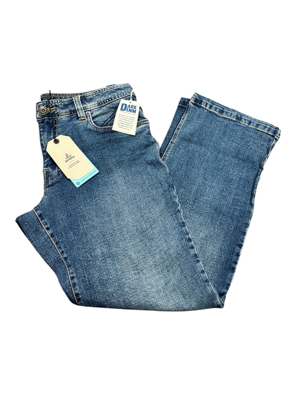 Prana Axiom Stone Wash Dark Denim Jeans  31”x30”